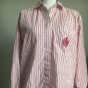 Vintage Liz Claiborne Sport Striped Button Down